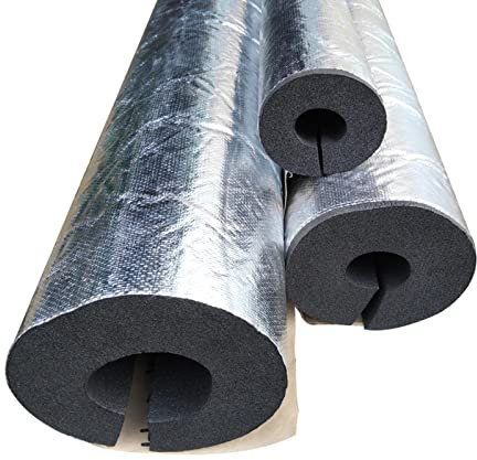 DSJGVN Frostschutzisolierrohr Für Den Außenbereich, Rohrisolierung, Selbstklebendes Schaumisolierrohr, wasserdichte Rohrisolierung, 950 Mm Länge / 30 Mm Wandstärke (Size : 76mm)