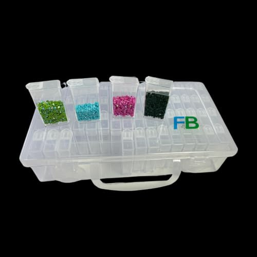 F4B Diamond Painting Aufbewahrungsbox, 64 Fächer