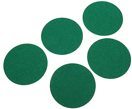 CORHAD Airhockey Schlägerpolster Rund Mittel Polyesterfaser Haftaufkleber Robust Vielseitig Schutz Zubehör Für Airhockey Tischspiel