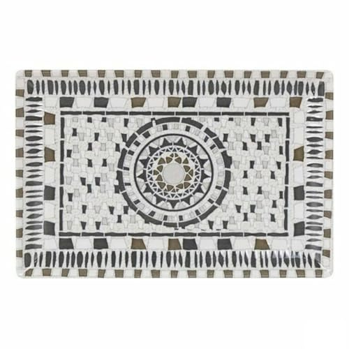 La Mediterránea Lot de 6 assiettes creuses Barroc rectangulaires 30 x 20 x 2,5 cm (30 x 20 cm)