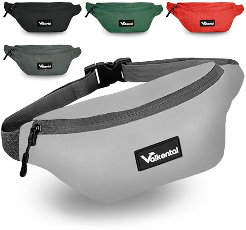 Valkental - Nachhaltige Bauchtasche aus hochwertigem Material, Kompatibel mit Explorer V22 | Geeignet als Hüfttasche, Gürteltasche & Sling Bag