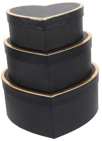 Mobestech Lippenstift 3st Herzförmige Schachtel Herzförmige Pralinenschachtel Hochzeits-leckerli-box Keksdose Aus Papier Herz-süßigkeiten-box Souvenir Graues Brett Weihnachten
