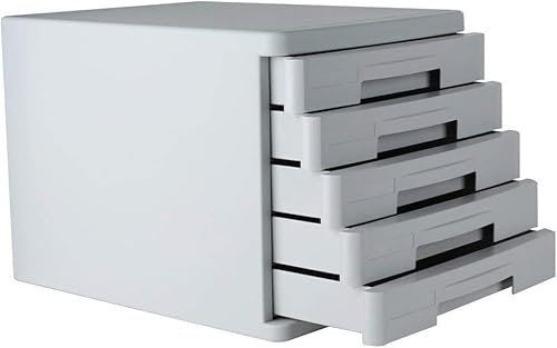Arkivskåp Plast Förvaringslåda Desktop Organizer Hängskåp Vit (265 * 344 * 249 Mm) Bokhylla
