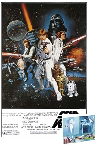 Star Wars: Episode IV – A New Hope – affisch (huvudmotiv stil C – Amerikan) (storlek: 61 cm x 91,5 cm) (Poster Strips)