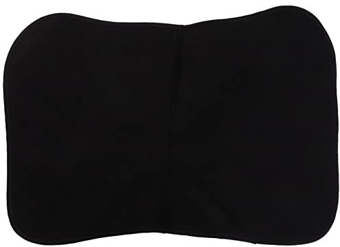 HEMOTON rutschfeste Pferde Sattelunterlage Schwarze Polsterauflage Flexibel Passend Für Pferde Rückenschoner Komfortables Sattelpad Einfach Zu Befestigen Und Langlebig