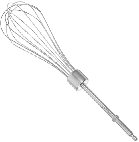 Frusta per Uova in Acciaio Inox a 12 Fili per Cucina | Ricambio per Sbattitore Manuale, Miscelazione Uniforme e Pulizia Facile, Finitura Argento per Casa