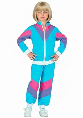 Struts Kids Veruca Salt Style Blue Track Suit Fancy Dress Costume (Medium (8-10 years))