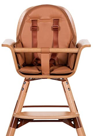 CHILDHOME, Hochstuhl-Auflage in Lederoptik, passend für Evolu und Evowood, Nude