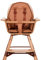 CHILDHOME, Hochstuhl-Auflage in Lederoptik, passend für Evolu und Evowood, Nude