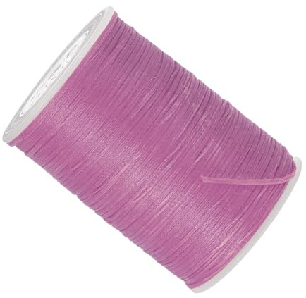 Kozelo Ledergarn, 150D Wachsfaden 90 M, 0.8mm Leder Wachsfaden, Sattlergarn, Leder Faden, Nähgarn für Lederhandwerk DIY, Buchbinden, Nähen Reparieren (Mittelorchidee)