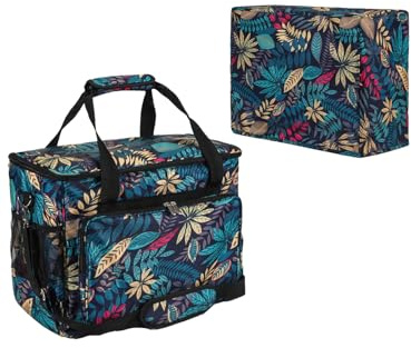 YELAIYEHAO home Sewing Machine Case Travel Case for Sewing Machine and Accessories Compatible with Most Standard Singer, Brother, Janome, Sewing Accessories Bag Sewing Machine Carrying Case Purple