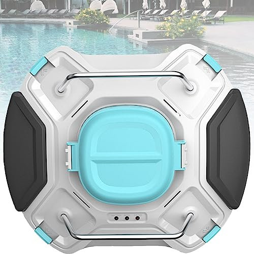 Cordless Robotic Swimming Pool Cleaner - Fully Automatic, Wall-Climbing, Smart Navigation, Top Load Filter - Underwater Cleaner