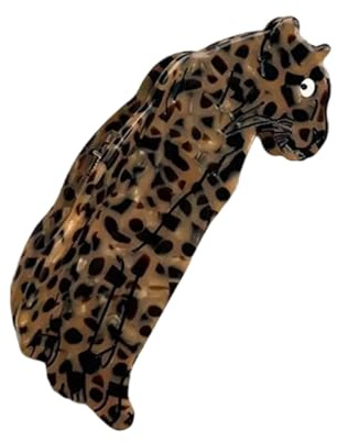 SLXLYH Haarklammer mit Leoparden-Motiv, schöne Valentinstag-Haarspange, starker Halt, Haarnadel (Farbe)