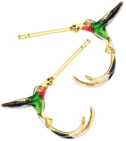 TOVINANNA Boucles D'oreilles Oiseau-mouche Pour Femmes Et Esthétique Pour Anniversaire Ou Noël