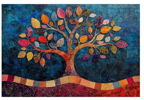 Tree Jigsaw Puzzles for Adults 6000 Piece Jigsaw Puzzles for Adults Abstract 179x105cm, Classic Educational Games Decompression, Challenging Game for Families Beautiful Home Decor Gifts for Men C-14