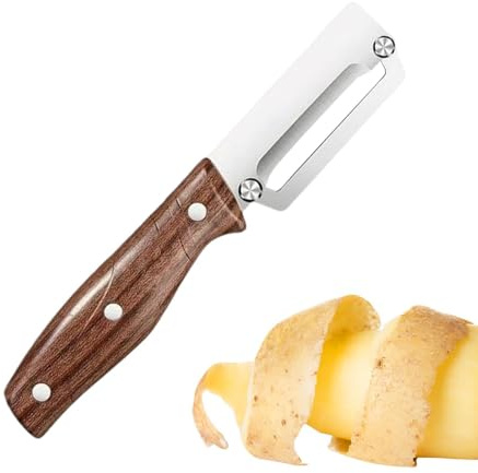 Pelador De Verduras - Herramienta Manual Multifuncional Portátil De Acero Inoxidable Para Pelar - Pelador de Zanahorias Patatas y Frutas - Para Ensalada Preparación Alimentos Cocinar Pepino Fruta Y Ho