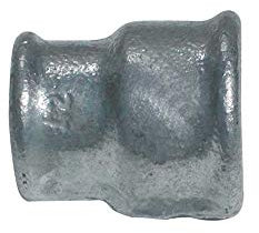 MANICOTTO ZINCATO RIDOTTO F.F. 1.1/2x1 ZINCO TUBO ACQUA FERRO RACCORDO FEMMINA