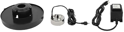 HYYKJ-US 3-Head Ultrasonic Mist Maker Fogger AC 36V 60W Air Humidifier Hydroponics Water Fountain Pond Fog Machine 900ml/h