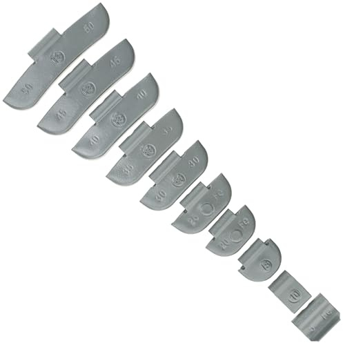 Stix Lot 800 Masses équilibrage Acier FE 5–50 g Robustes anticorrosion pour Jantes Acier Automobiles