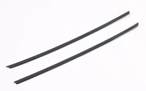 Auto-Außendekoration, Zierstreifen für Golf Golf 8 2020–2021–2022–2023 (2 Kühlergrill-Verkleidungen, Kohlefaser)