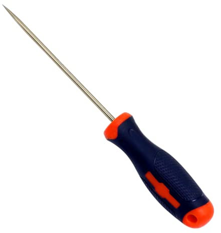 WEDO Punteruolo senza scintille, Pyro-Poke, lunghezza lama 4, diametro 3 mm, bronzo alluminio, norma DIN, certificato BAM FM