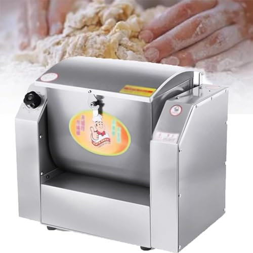 URJWAN Amasadora Comercial De 1100w/1500w, Amasadora, Batidora De Alimentos Comercial VersáTil, Amasadora EléCtrica, para Cocinas Y Comedores,3KG