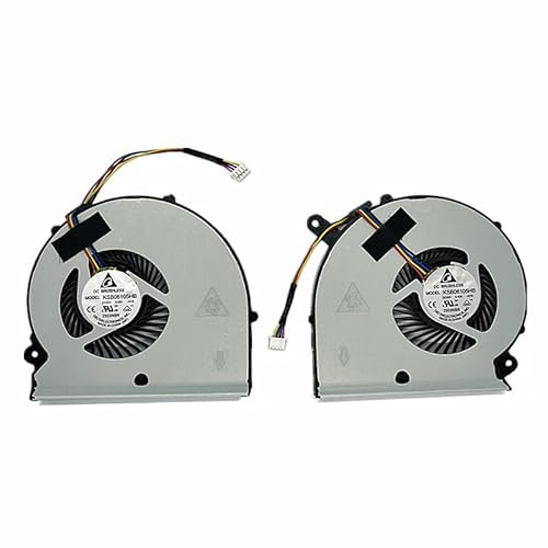 CPU/GPU Cooler Fan OEM For Gigabyte For AERO 14 15 15W 15X RP64W RP64 P64 RP65W PR65 V7 V8 X9 Y9 Radiator (Color : PAIR FAN)