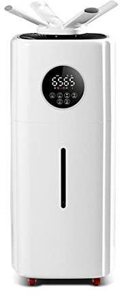 Humidificador industrial de gran capacidad Vaporizador de aire de pie Humidificador de plantas Humidificadores de niebla fría Portátil con sensor de humedad incorporado con pantalla táctil para supe