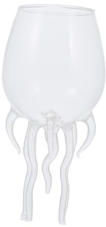 Mikinona Shape Mojito Goblet Octopus Martini Glass Versatile Cocktail Goblet Elegant Drinking Glass for Parties