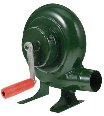 ANDRESLAD Soplador de Mano para Barbacoa Ventilador Manual Portátil Soplador de Aire para Camping Herramienta de Rápido Diseño y Duradero