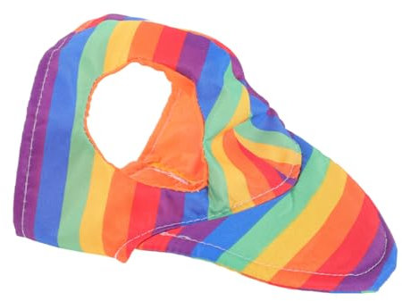 Milisten Fashionable Pet Rainbow Baseball Cap Atmungsaktiver Sonnenhut Für Hunde Katzen Und Kleine Haustiere Verstellbare Baseballmütze Für Outdoor-aktivitäten Regenbogenfarben