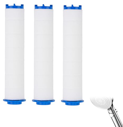 Filtre pour Pomme de Douche Filtre en Coton PP 2 en 1 pour Une Eau purifiée et Plus Douce | Fonction Économie d'Eau | Installation Facile | pour Peaux Sensibles