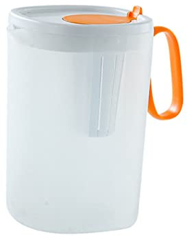 Cabilock Pichet À Eau Portable Pour Réfrigérateur 2 200 ml Grand Distributeur De Boissons Pichet À Thé Thé Aux Fruits Bouteille Deau