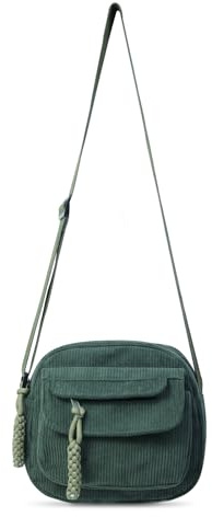Prizmxed Kleine Umhängetasche Damen Cord, Verstellbarer Schultergurt Crossbody Bag Damen Klein Modische und Tragbare Schultertasche Damen Geeignet für Tägliche Reisen und Termine