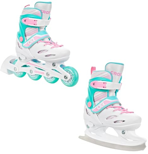 CROXER 2in1 Inlineskates/Schlittschuhe Calice verstellbar (30-33 (18,5cm - 21cm))
