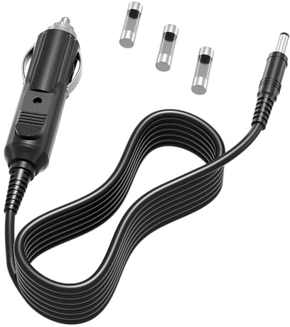 SLRIOYS 12V Cargador Compatible con Automóvil/ Inogen One G2 G3 G4 G5, Inogen Rove 4 6, OxyGo Next Oxy Go FIT Portable Oxygen Concentrator Replacement