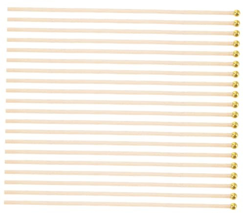 SHINEOFI 50 pezzi Bastoni per Bandiere in Legno Aste per Decorazioni Festive e Feste Bandiera Leggero e Facile da Montare per Giardino e Eventi