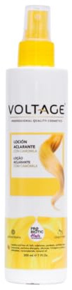 Voltage Cosmetics - Aclarante con Camomila – Rubio Natural Progresivo – 200 ml – Prebiotic Hair Technology – Cabellos Naturales – Profesional y Sin Sulfatos, Parabenos ni Alcohol