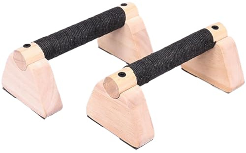 Parallettes Push Up Bars - Par de equipos de soportes con mangos de flexión portátiles para hombres, diseño de agarre ergonómico cómodo | robusto del entrenamiento de la aptitud 2X para el des