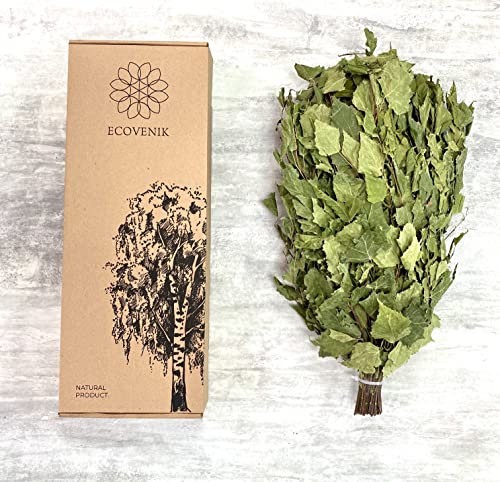 ECOVENIK Season 2023 - Natural Branches Dry for a Sauna Accessories for Banya 100% Handmade (Made in Europe)