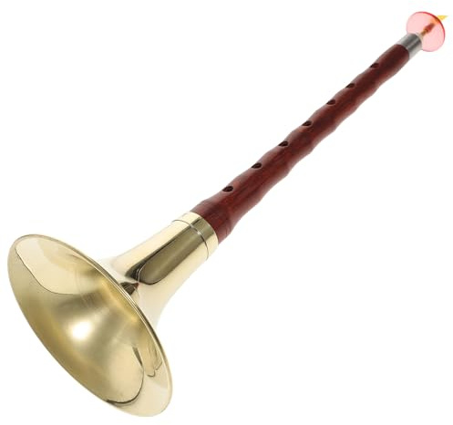 EXCEART F Tune Suona Wind Instrument for Beginners and Professionals - Traditional Chinese Ethnic Musical Instrument with Portable Lightweight Design and Crisp Sound