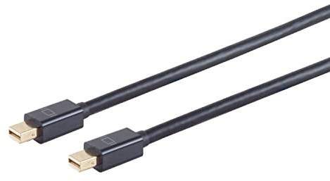 2m Sat-Fox Mini DisplayPort 1.2 Verbindungskabel, 4K, Notebook mit einem Monitor, Fernsehgerät oder Video-Projektor