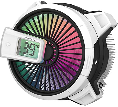 Simpletek Disipador RGB Gaming Con Ventilador Para CPU | Socket: LGA 1700 1200 115X 1156 1155 1150 1151 1851