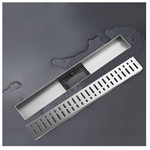 Anti-Geruchs-Drains Recgangle Linear Abfall Abtropffläche Badezimmer Bodenablauf Abdeckung Stopper Badezimmer Dusche-Abfluss-Haar-Catcher Abflusssieb für die Dusche (Color : G87007 3)