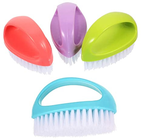 OFFSCH 4pezzi Kit Di Pulizia Per Scarpe Spazzola Per Lavaggio Casalingo Spazzola Durevole Per Vestiti e Pulizia Multiuso Impugnatura Comoda