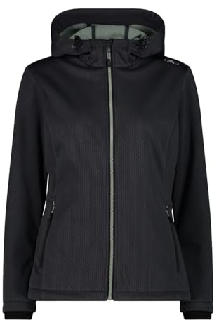 CMP Damjacka Softshell med fast huvjacka för kvinnor
