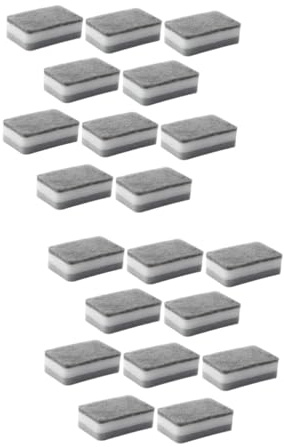 SEWOART 20pcs Scrub Sponge Cleaning Scrubber Dish Brush for Washing up Grout Cleaner Double Sided Sponge Pads Soft Absorbent