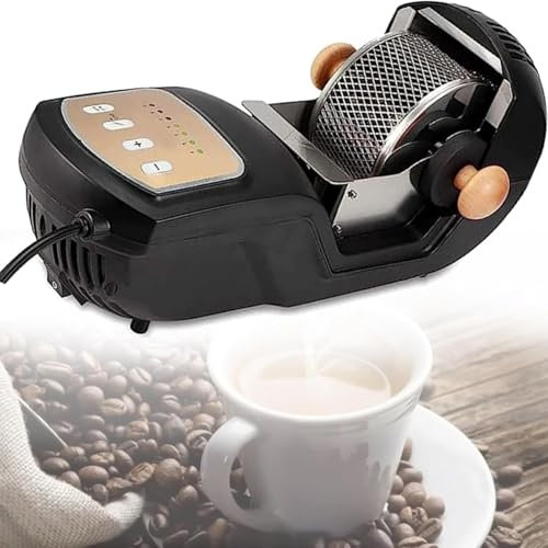 Coffee Roaster Home Coffee Roaster with Timer Home Coffee Bean Roaster Adjustable Temperature Electric Coffee Bean Roaster
