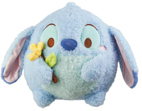 Stitch Kuscheltier 10.6 inch/27 cm,Lilo Und Stitch mit Blumen Plüschfigur, Ufufy Sammlung Stofftiere Toys für Kinder, Leicht & Weich Plüsch zum Kuscheln und Spielen