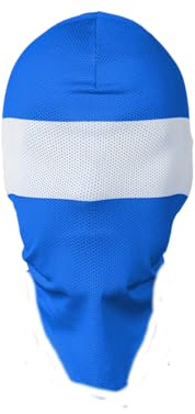 PGWEAR Sturmhaube Netz Hero (DE/NL/SE/PL, Alphanumerisch, Einheitsgröße, Blau/Weiß)